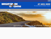 Tablet Screenshot of brightspark12v.com.au